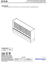 CF-S SFC Self-Service, Multi-Deck Display Case for Small Retail